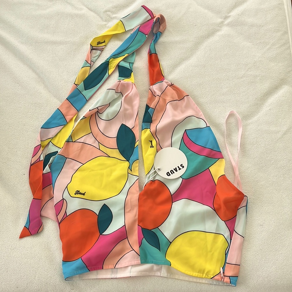 Staud Citrus Crisscross Halter Top - Picture 5 of 5